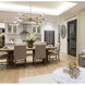 Xenia 10 Light 54 inch Matte Gold Chandelier Ceiling Light