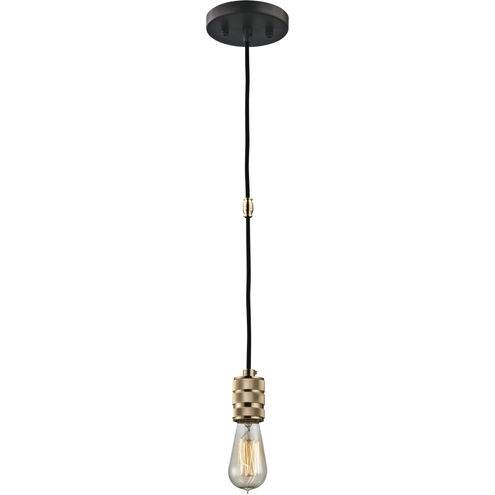 Camley 1 Light 2 inch Oil Rubbed Bronze with Polished Gold Multi Pendant Ceiling Light, Configurable