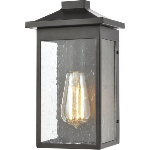 Lamplighter 1 Light 11 inch Matte Black Outdoor Sconce