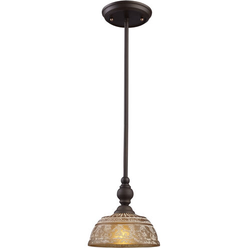 Norwich 1 Light 8 inch Oiled Bronze Mini Pendant Ceiling Light