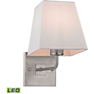 Beverly LED 6 inch Brushed Nickel Sconce Wall Light