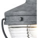 Eastport 1 Light 12 inch Aged Zinc Outdoor Wall Sconce