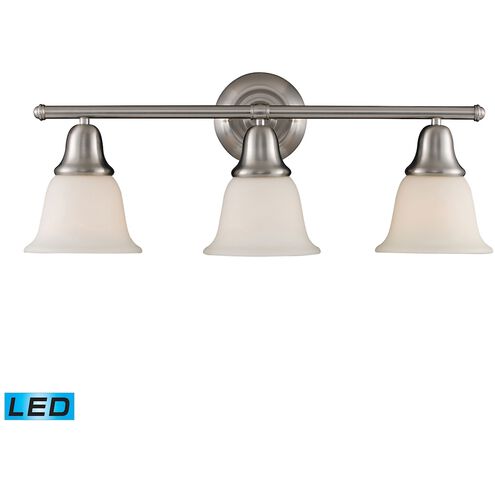 Berwick LED 27 inch Brushed Nickel Vanity Light Wall Light