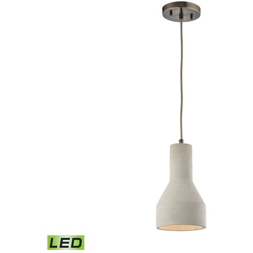 Urban Form LED 6 inch Black Nickel Mini Pendant Ceiling Light