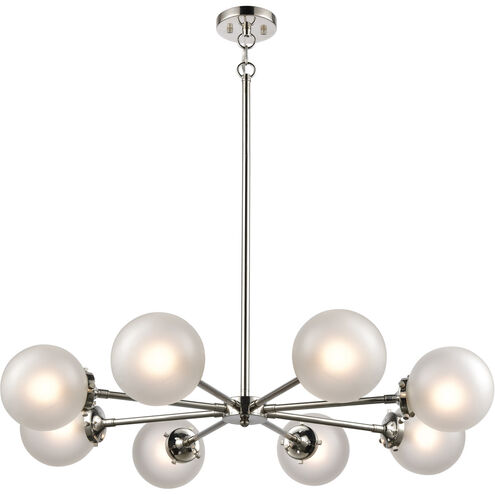 Boudreaux 8 Light 36 inch Polished Nickel Chandelier Ceiling Light