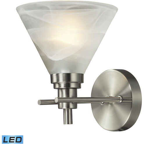 Pemberton LED 9 inch Brushed Nickel Vanity Light Wall Light