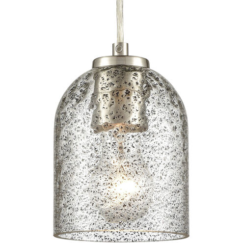 Sprinkle 1 Light 5 inch Satin Nickel Mini Pendant Ceiling Light