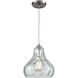 Belmont 1 Light 10 inch Satin Nickel Mini Pendant Ceiling Light