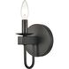 Williamson 1 Light 5 inch Black Vanity Light Wall Light