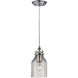 Danica 1 Light 5 inch Polished Chrome with Clear Mini Pendant Ceiling Light