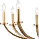Erindale 8 Light 30 inch Natural Brass Chandelier Ceiling Light