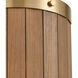 Wooden Barrel Sconce Wall Light
