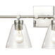 East Point 4 Light 33 inch Polished Chrome Vanity Light Wall Light