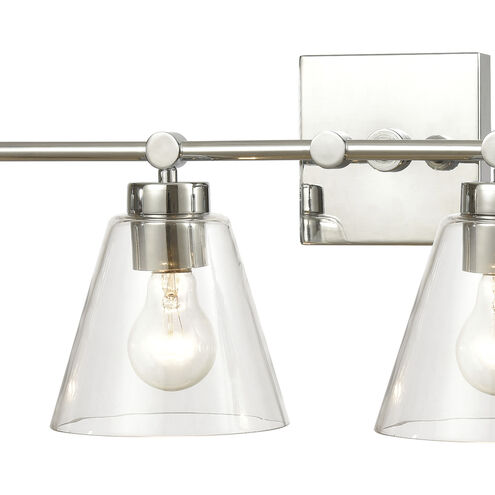 East Point 4 Light 33 inch Polished Chrome Vanity Light Wall Light