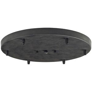 Illuminare 6 Light 2 inch Deep Rust Pan in Dark Rust, Round