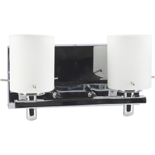 Tasso 2 Light Chrome Vanity Light Wall Light