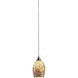 Avalon 1 Light 5 inch Satin Nickel with Multicolor Mini Pendant Ceiling Light in Incandescent