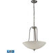Mayfield LED 19 inch Brushed Nickel Pendant Ceiling Light