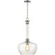Glasgow 1 Light 13 inch Polished Chrome with Clear Pendant Ceiling Light