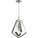 Anguluxe 1 Light 14 inch Polished Chrome Pendant Ceiling Light