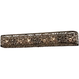 Amherst 6 Light 34 inch Antique Bronze Vanity Light Wall Light