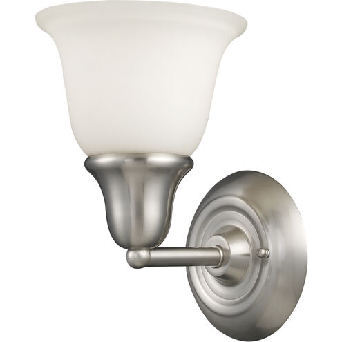 Berwick 1 Light 9 inch Brushed Nickel Vanity Light Wall Light in Incandescent