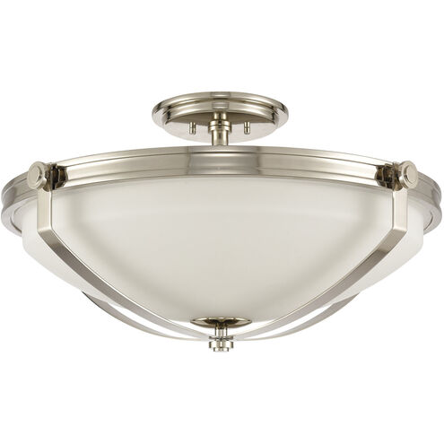 Connelly 4 Light 23 inch Polished Nickel Semi Flush Mount Ceiling Light