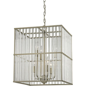 Ridley 6 Light 16 inch Aged Silver Chandelier Ceiling Light