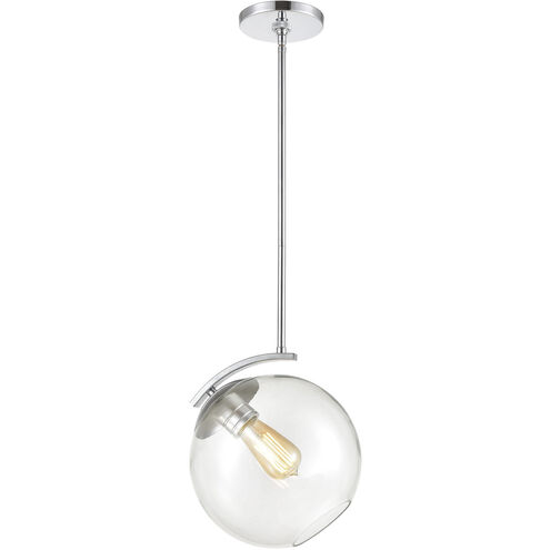 Collective 1 Light 10 inch Polished Chrome Mini Pendant Ceiling Light