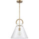 Gabby 1 Light 14 inch Brass Pendant Ceiling Light