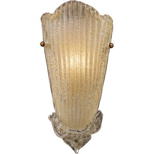 Providence 1 Light 8 inch Antique Gold Leaf Sconce Wall Light