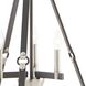 Armstrong Grove 9 Light 25 inch Espresso with Satin Nickel Chandelier Ceiling Light