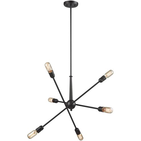 Delphine 6 Light 28 inch Oil Rubbed Bronze Chandelier Ceiling Light