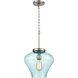 Amore 1 Light 12 inch Satin Nickel Pendant Ceiling Light