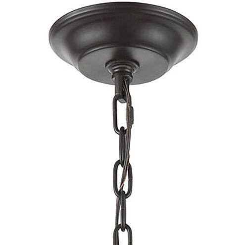 Congruency 9 Light 23 inch Oil Rubbed Bronze with Satin Brass Chandelier Ceiling Light