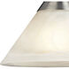 Elysburg 1 Light 7 inch Satin Nickel with White Swirl Mini Pendant Ceiling Light