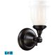 Quinton Parlor LED 7 inch Oil Rubbed Bronze Vanity Light Wall Light