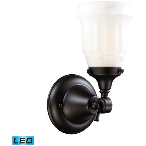 Quinton Parlor LED 7 inch Oil Rubbed Bronze Vanity Light Wall Light