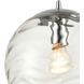 Water's Edge 1 Light 10 inch Polished Chrome Mini Pendant Ceiling Light