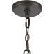 Talia 6 Light 29 inch Oil Rubbed Bronze with Satin Brass Chandelier Ceiling Light