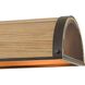 Wooden Barrel Linear Chandelier Ceiling Light