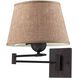 Joshua 1 Light 11.00 inch Swing Arm Light/Wall Lamp