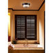 Flushmounts 2 Light 13 inch Oil Rubbed Bronze Flush Mount Ceiling Light in Incandescent