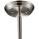 Chadwick 1 Light 7.5 inch Satin Nickel Mini Pendant Ceiling Light in Incandescent