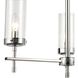 Melinda 3 Light 21 inch Polished Chrome with Clear Chandelier Ceiling Light