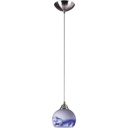 Mela LED 6 inch Satin Nickel Multi Pendant Ceiling Light, Configurable