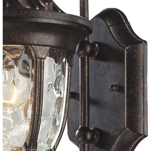 Glendale 1 Light 14 inch Regal Bronze with Clear Outdoor Sconce