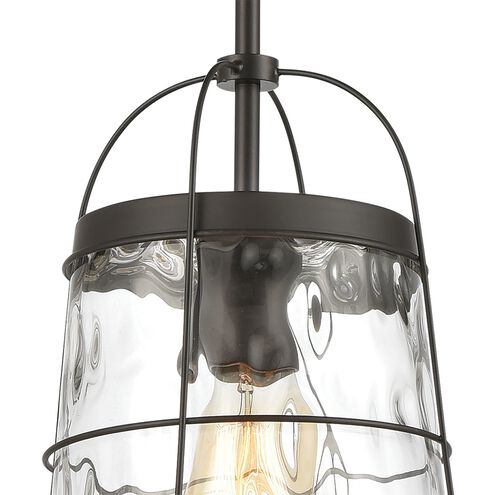 Azaria 1 Light 9 inch Oil Rubbed Bronze Mini Pendant Ceiling Light