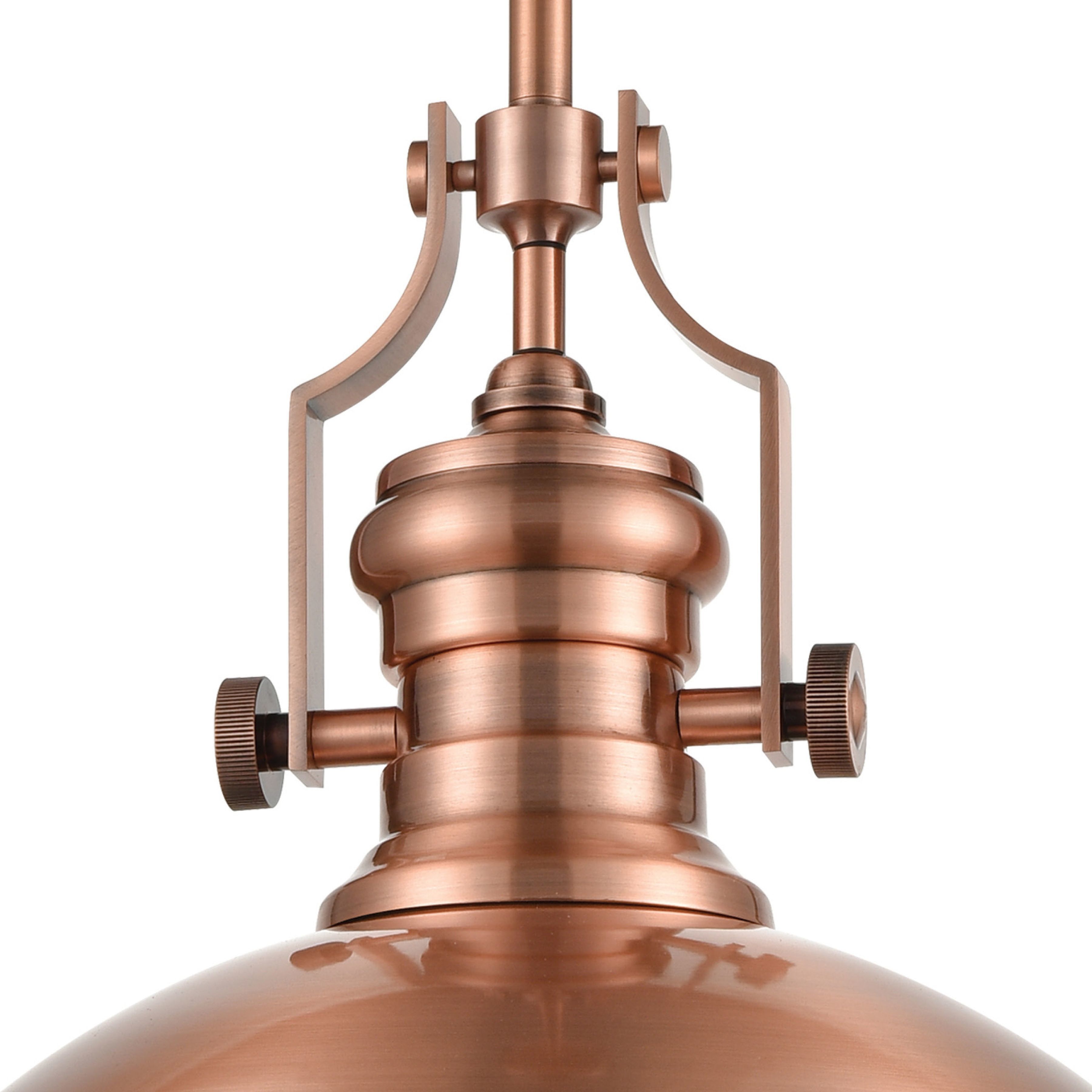 ELK 66148-1 Chadwick 1 Light 17 inch Antique Copper Pendant