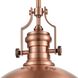 Chadwick 1 Light 17 inch Antique Copper Pendant Ceiling Light in Incandescent